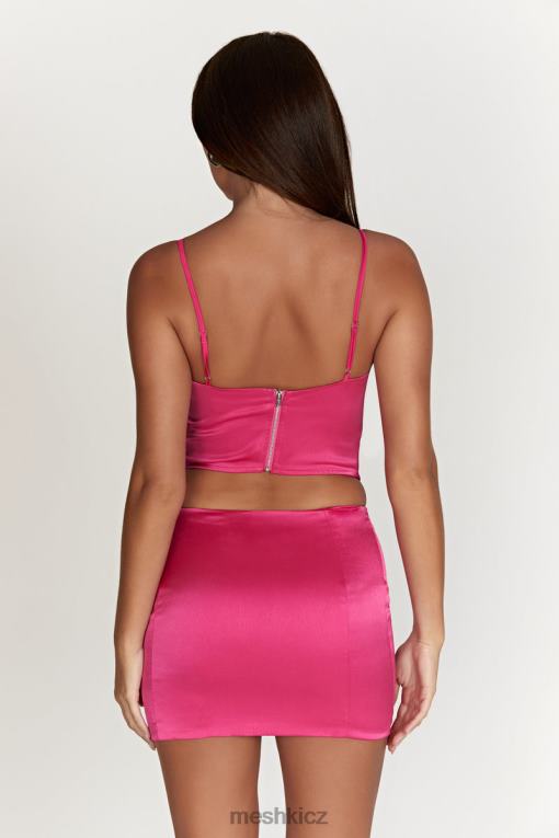 oblečení Meshki briony nízká minisukně fuchsie V0D0D1444