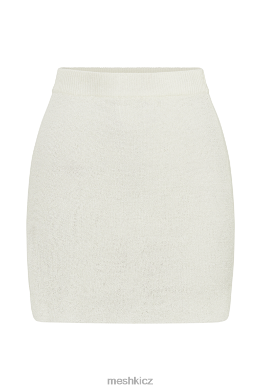 oblečení Meshki esme pletená minisukně bílý V0D0D1281