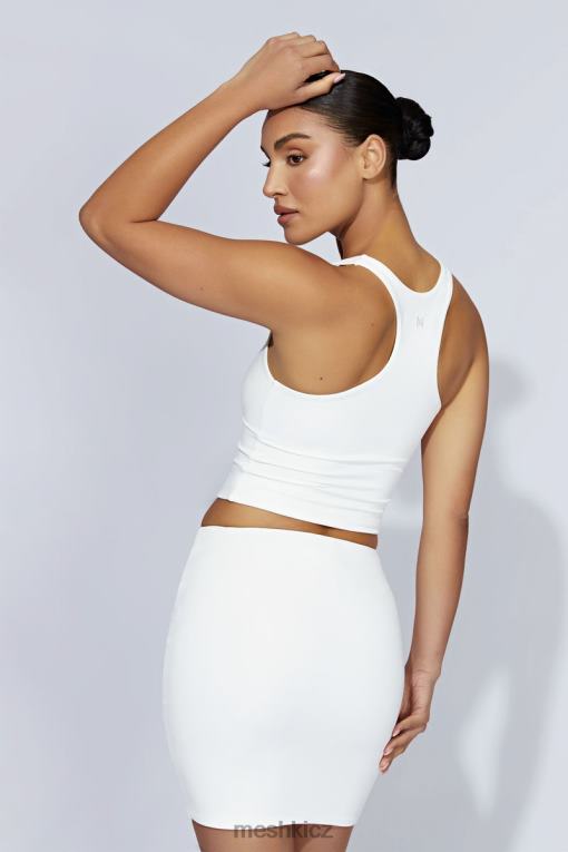 oblečení Meshki harlow minisukně bílý V0D0D1561