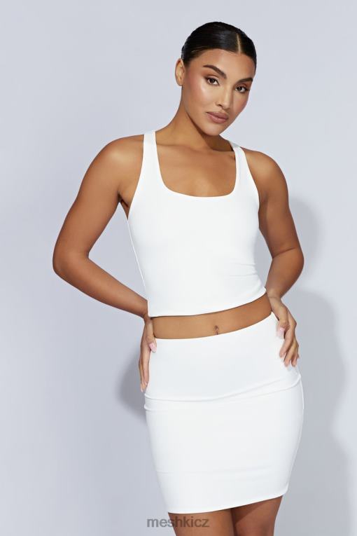 oblečení Meshki harlow minisukně bílý V0D0D1561