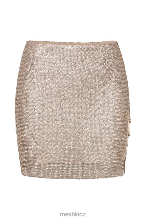 oblečení Meshki minisukně marlena glomesh zlato V0D0D1315