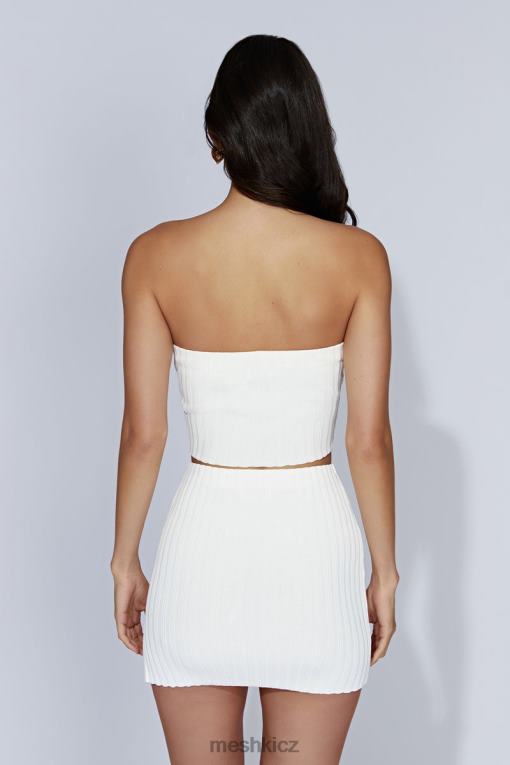 oblečení Meshki minisukně shiloh s nízkým vzestupem špinavě bílé V0D0D1556