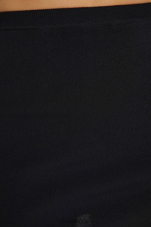 oblečení Meshki pletená minisukně carol Černá V0D0D1328