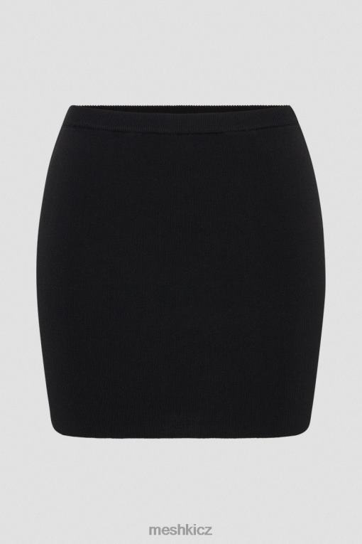 oblečení Meshki pletená minisukně carol Černá V0D0D1328