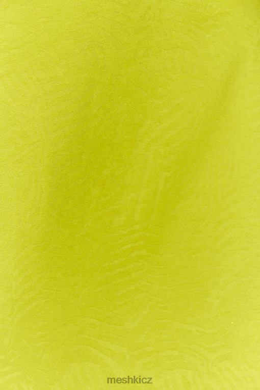 oblečení Meshki saténová minisukně analize chartreuse V0D0D1533