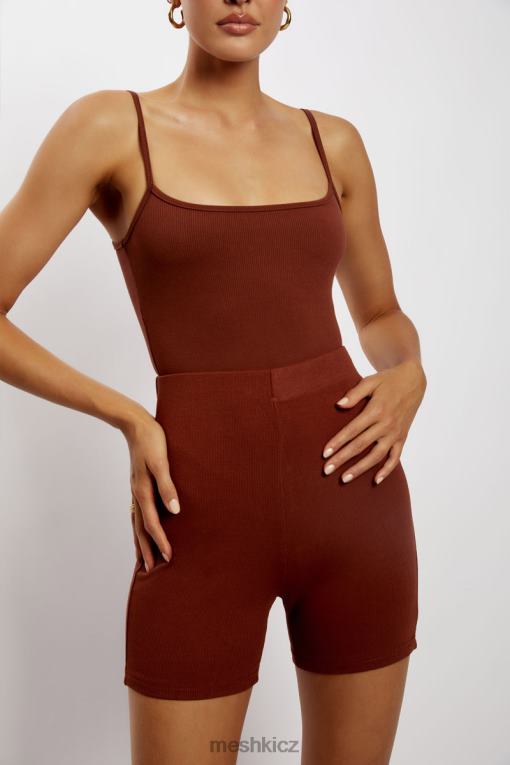 oblečení Meshki lisa ribbed booty short koření V0D0D1458
