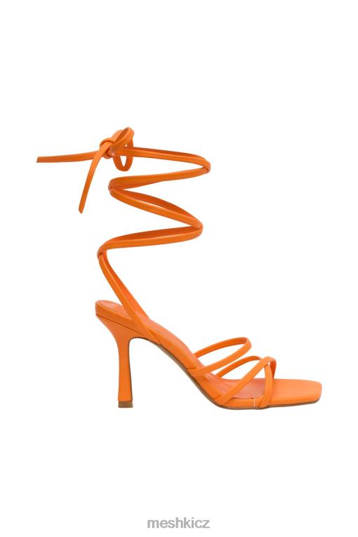 obuv Meshki Milly omotávka kolem paty z umělé kůže mandarinka V0D0D1690