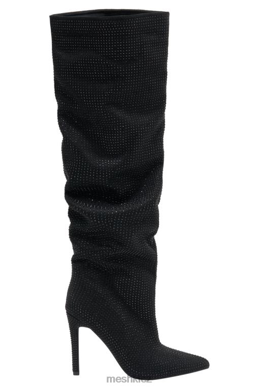 obuv Meshki boty na vysokém podpatku jenner diamante Černá V0D0D1669