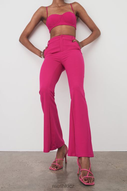 obuv Meshki brandy kotníkové podpatky růžový V0D0D1681