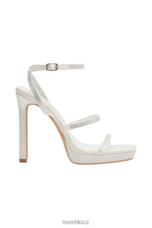 obuv Meshki holandské diamantové podpatky slonová kost V0D0D1682