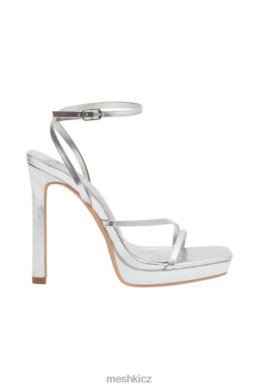 obuv Meshki podpatky na platformě kailani stříbrný V0D0D1673