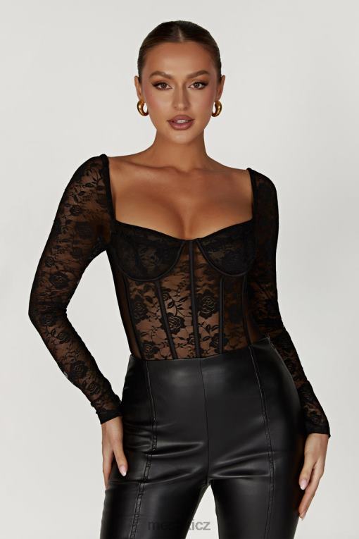 oblečení Meshki cheryl krajkové body Černá V0D0D923