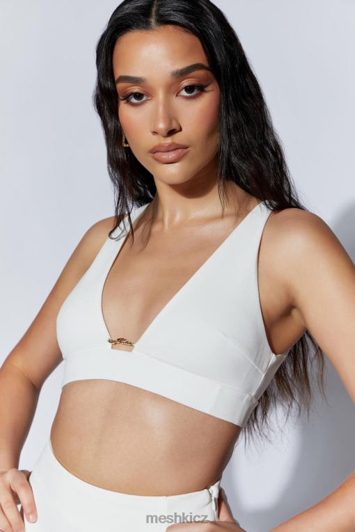 oblečení Meshki arla hardware bralette bílý V0D0D1080