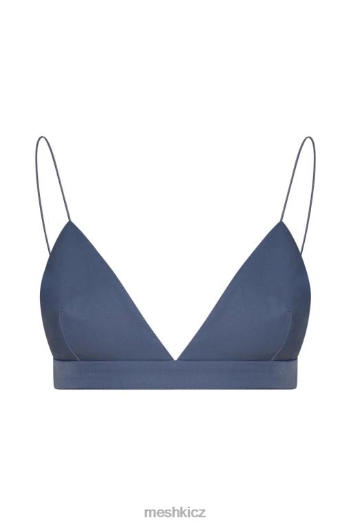 oblečení Meshki cynthia trojúhelníková braleta ocelově modrá V0D0D1137