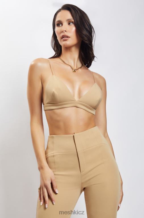 oblečení Meshki cynthia trojúhelníková braleta velbloud V0D0D1139