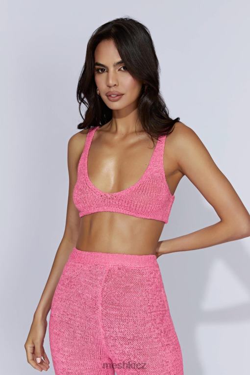 oblečení Meshki mary pletená braletka žvýkačka růžová V0D0D1108