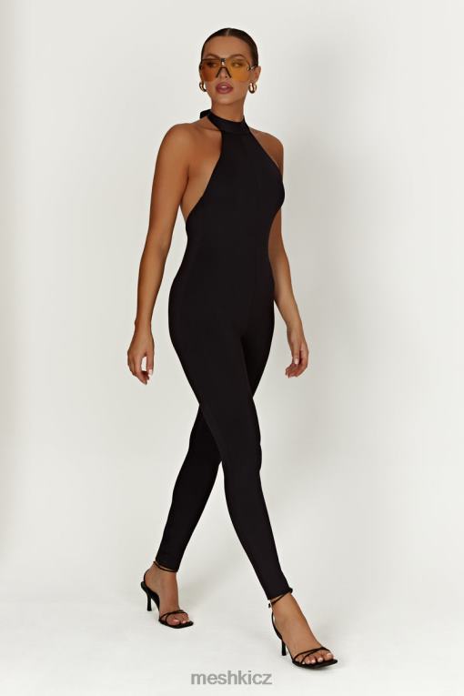 oblečení Meshki gigi recyklovaný nylonový catsuit Černá V0D0D1415