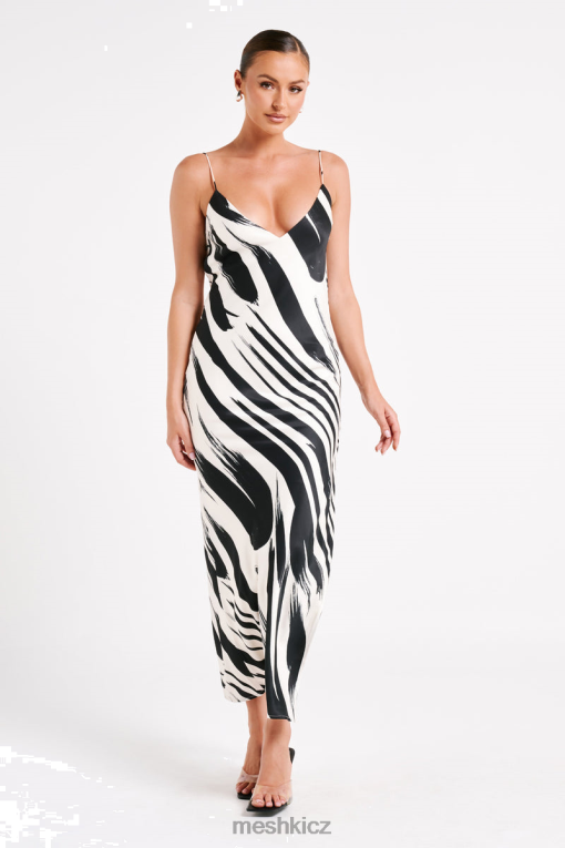 oblečení Meshki Maxi šaty s potiskem emmanuela abstraktní tisk V0D0D17