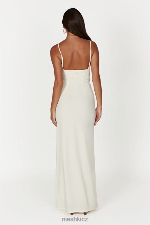 oblečení Meshki amorette maxi šaty s krajkovým lemem kost V0D0D279
