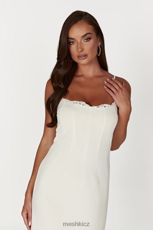 oblečení Meshki amorette maxi šaty s krajkovým lemem kost V0D0D279