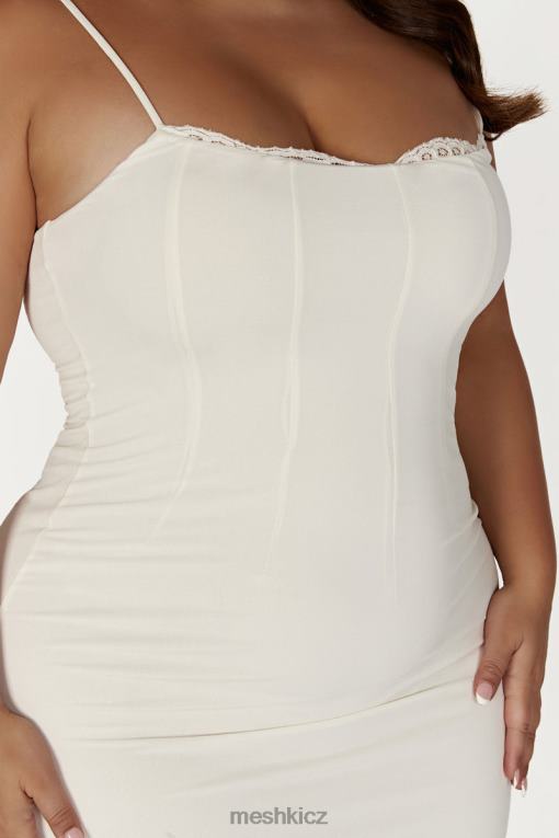 oblečení Meshki amorette maxi šaty s krajkovým lemem kost V0D0D279