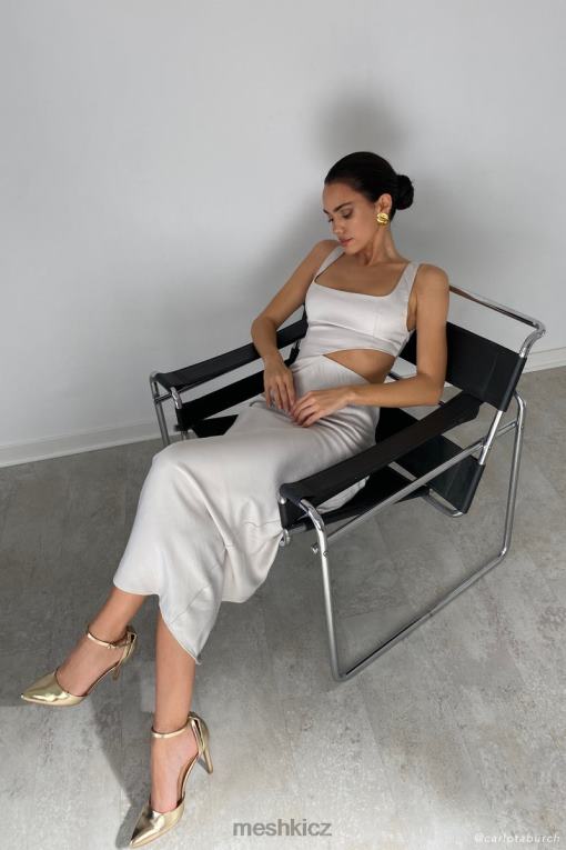 oblečení Meshki šaty Gianna maxi stříbrný V0D0D424