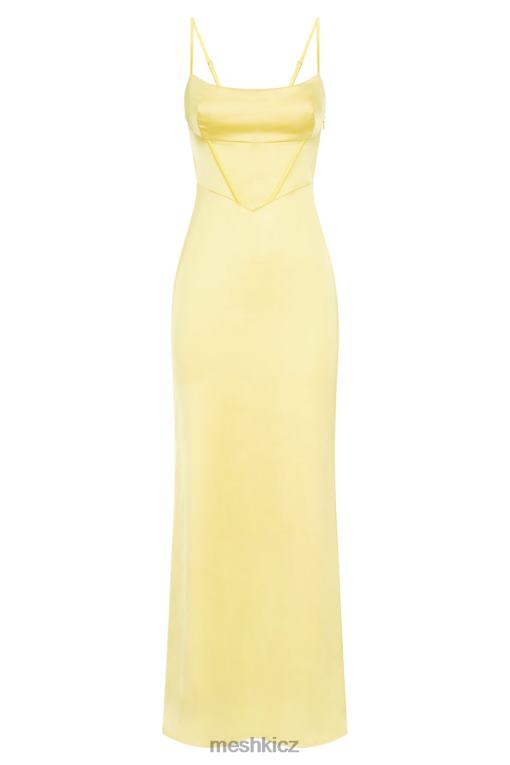 oblečení Meshki korzetové maxi šaty desirie citrón V0D0D484