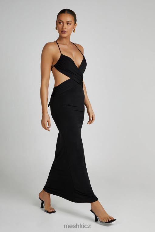 oblečení Meshki maxi šaty indiana slinky Černá V0D0D296