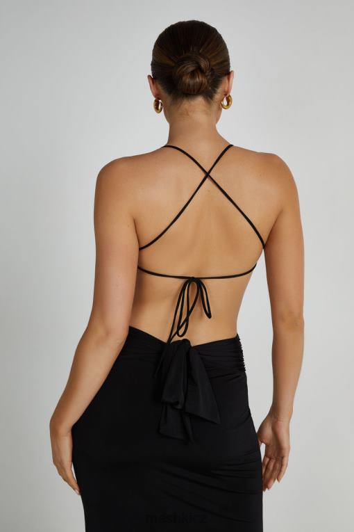 oblečení Meshki maxi šaty indiana slinky Černá V0D0D296