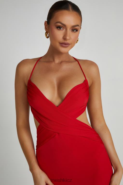 oblečení Meshki maxi šaty indiana slinky Červené V0D0D240