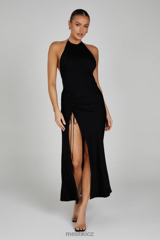 oblečení Meshki maxi šaty polly halter Černá V0D0D136