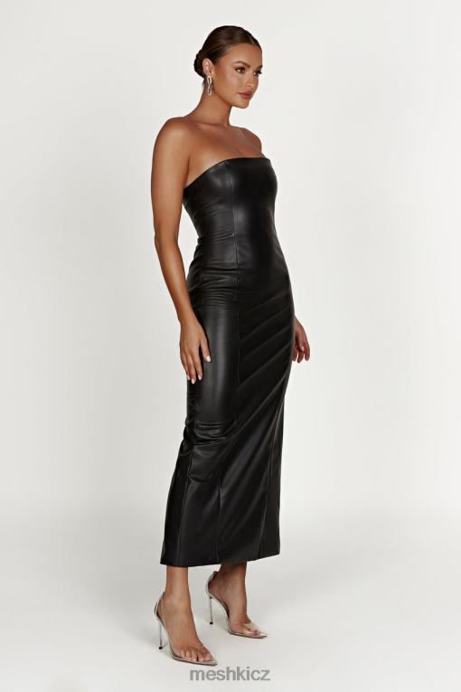 oblečení Meshki maxi šaty roberta pu Černá V0D0D434