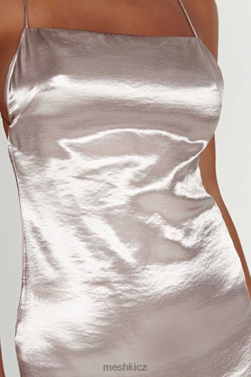 oblečení Meshki maxi šaty whitney wetlook bronz V0D0D246