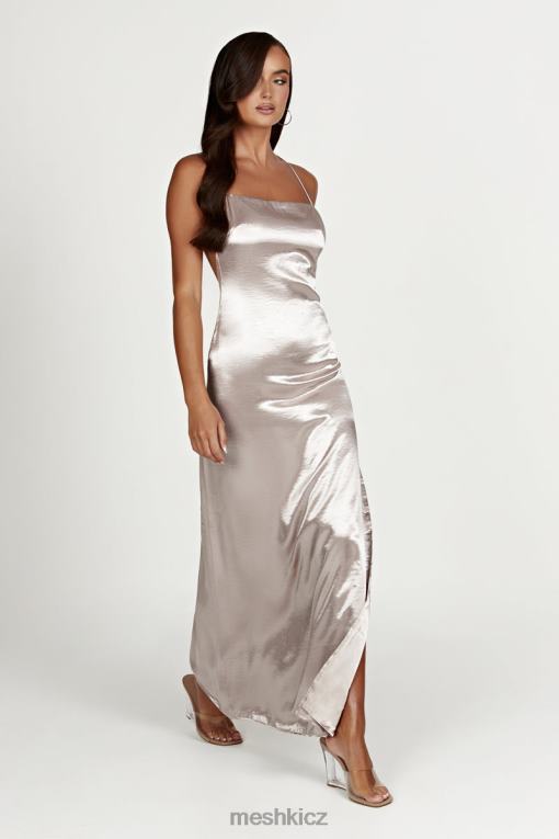 oblečení Meshki maxi šaty whitney wetlook bronz V0D0D246