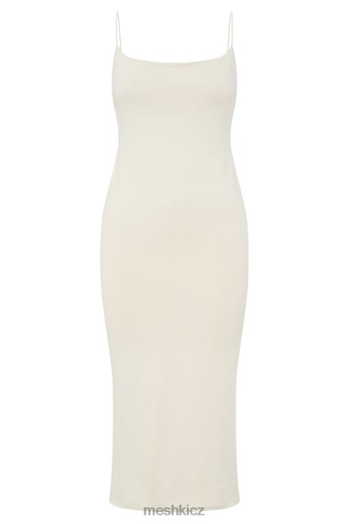 oblečení Meshki sabinové maxi šaty bez zad krém V0D0D328