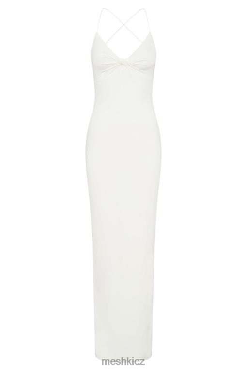 oblečení Meshki sinead twist maxi šaty bílý V0D0D211
