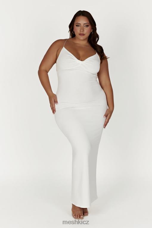 oblečení Meshki sinead twist maxi šaty bílý V0D0D211