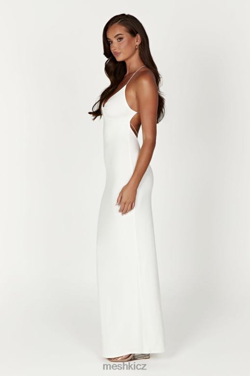 oblečení Meshki sinead twist maxi šaty bílý V0D0D211