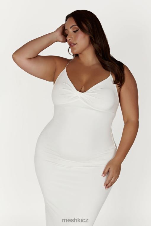 oblečení Meshki sinead twist maxi šaty bílý V0D0D211