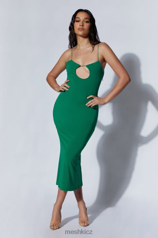 oblečení Meshki ariya hardware midi šaty smaragd V0D0D631