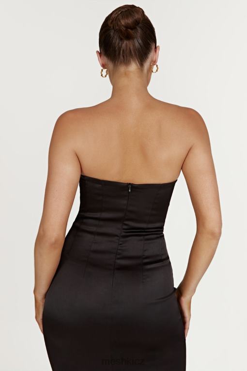 oblečení Meshki bryony cupped bodycon midi šaty Černá V0D0D393