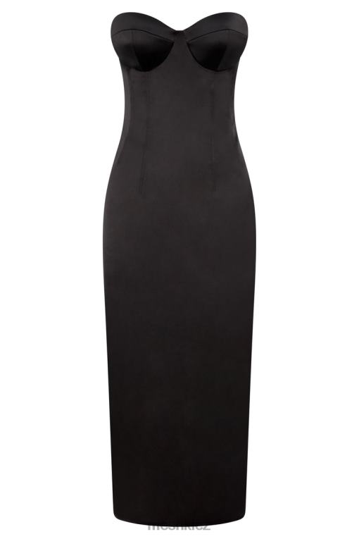 oblečení Meshki bryony cupped bodycon midi šaty Černá V0D0D393