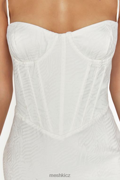 oblečení Meshki maggie korzetové midi šaty kost V0D0D570