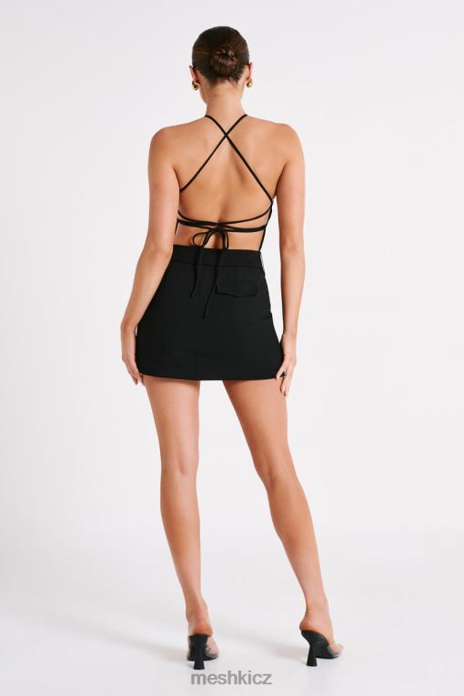 oblečení Meshki Diana v minišatech Černá V0D0D70