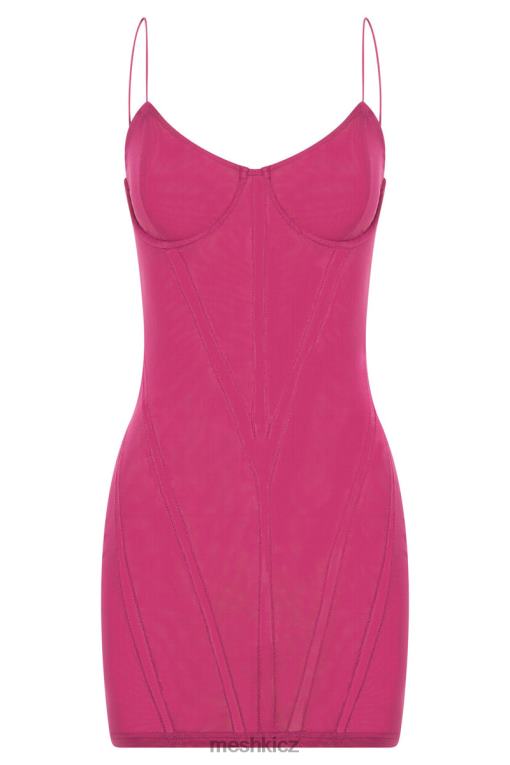 oblečení Meshki Mapelové minišaty ze síťoviny fialový V0D0D724