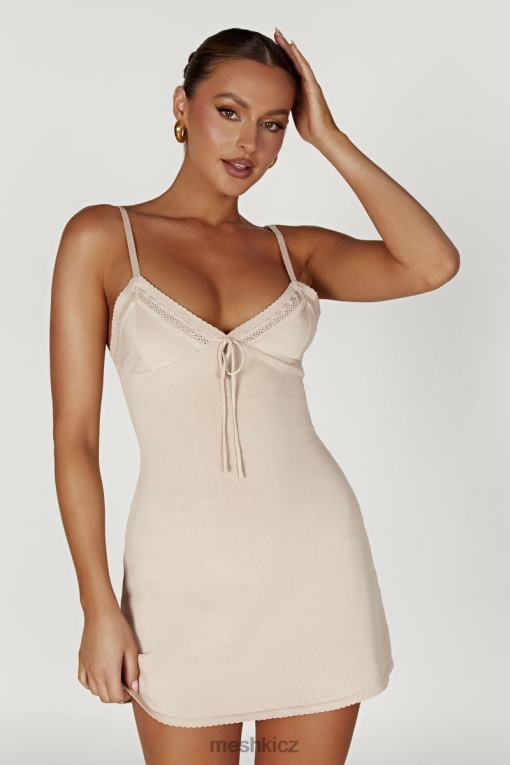 oblečení Meshki Minišaty z úpletu ellis pointelle kost V0D0D282