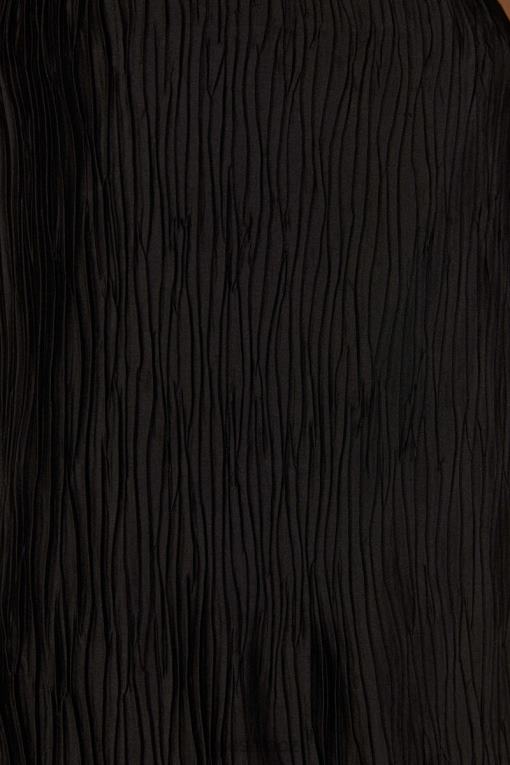 oblečení Meshki Mini směnné šaty athena plisse Černá V0D0D320