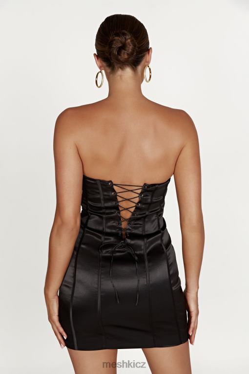 oblečení Meshki amaya šněrovací korzetové minišaty Černá V0D0D604