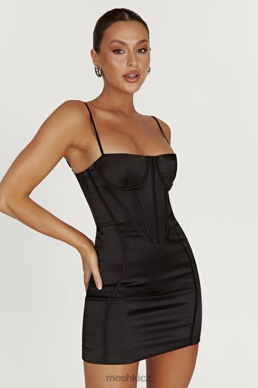 oblečení Meshki korzetové minišaty bridget Černá V0D0D397