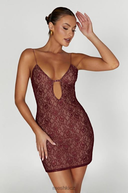 oblečení Meshki krajkové minišaty juliet víno V0D0D344